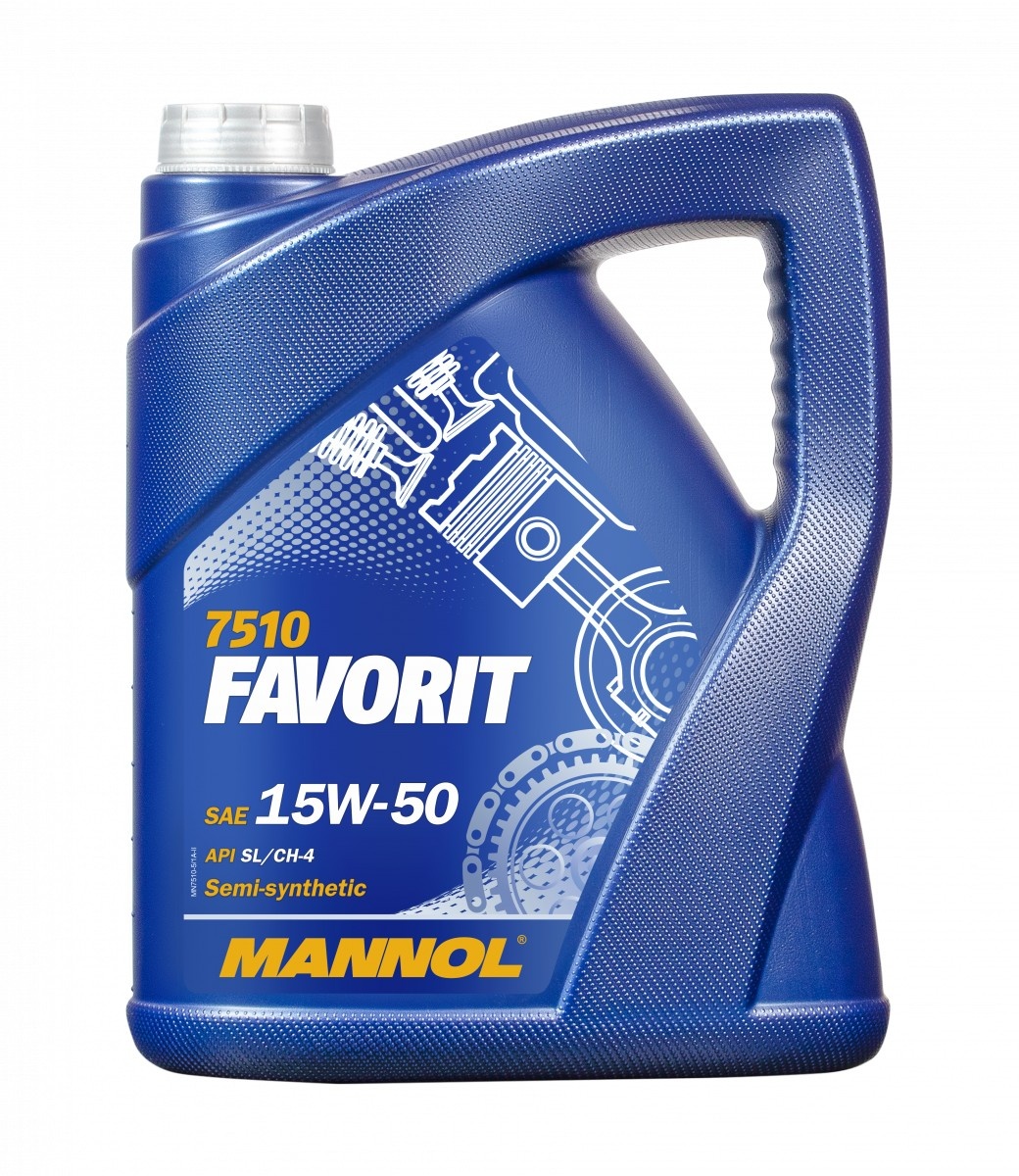 Моторное масло Mannol Favorit 15W-50 7510 5L