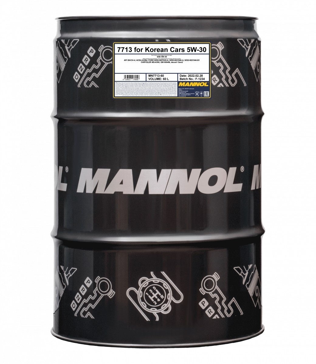 Ulei de motor Mannol for Korean Cars 5W-30 7713 60L