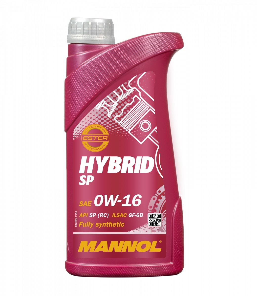 Моторное масло Mannol Hybrid SP 0W-16 7920 1L
