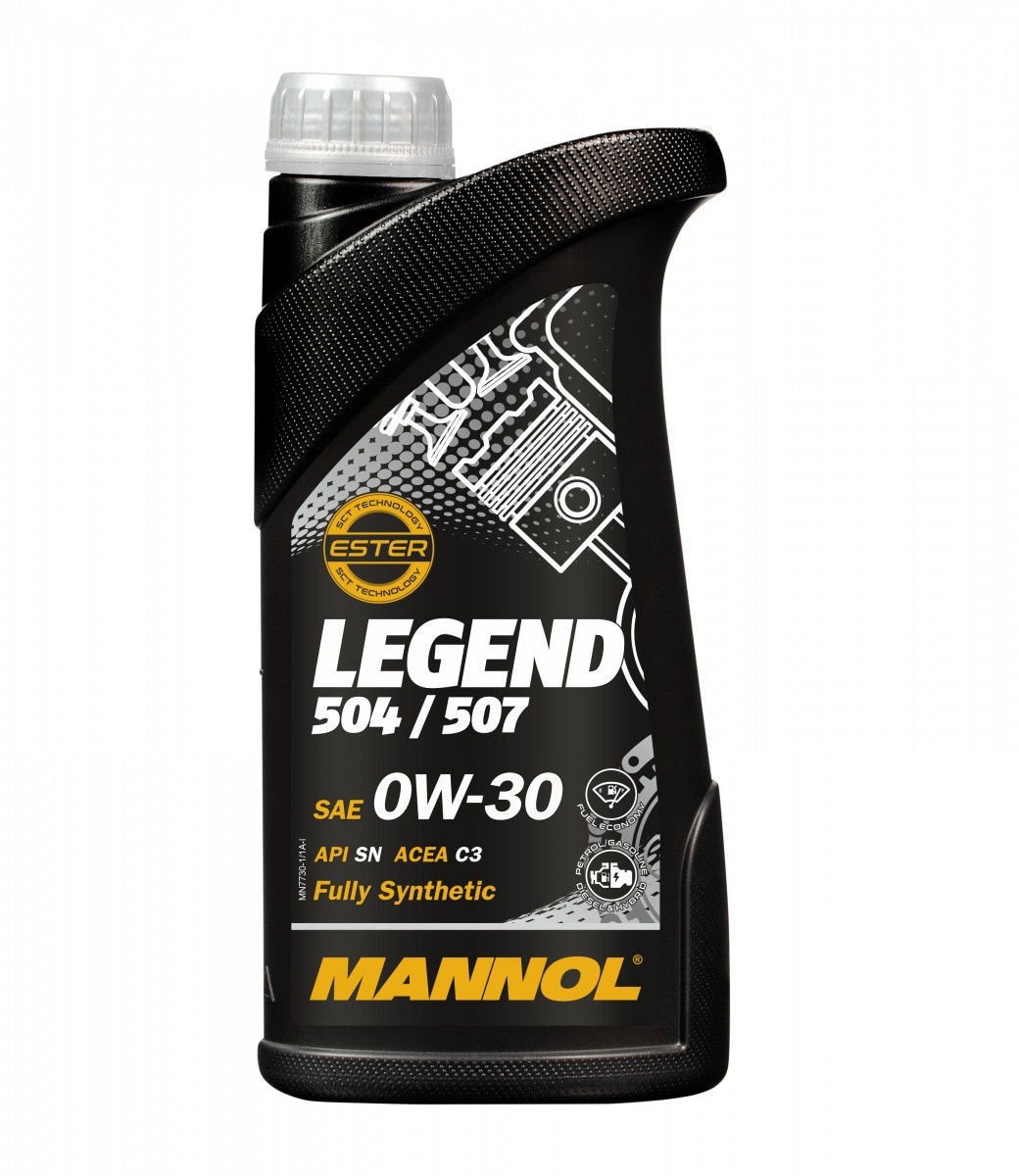 Моторное масло Mannol Legend 504/507 0W-30 7730 1L