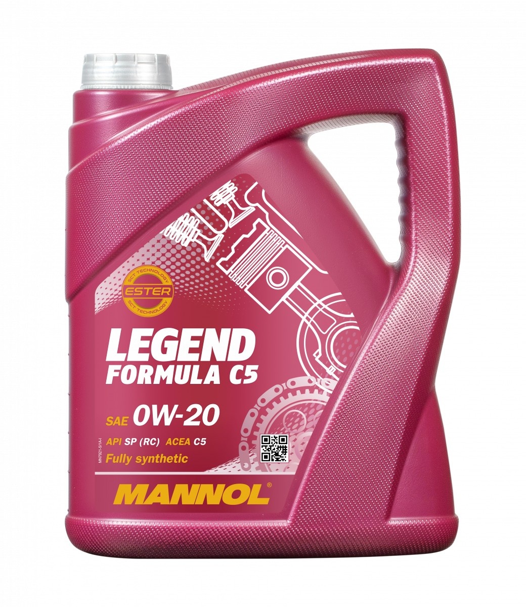 Моторное масло Mannol Legend Formula C5 0W-20 7921 5L