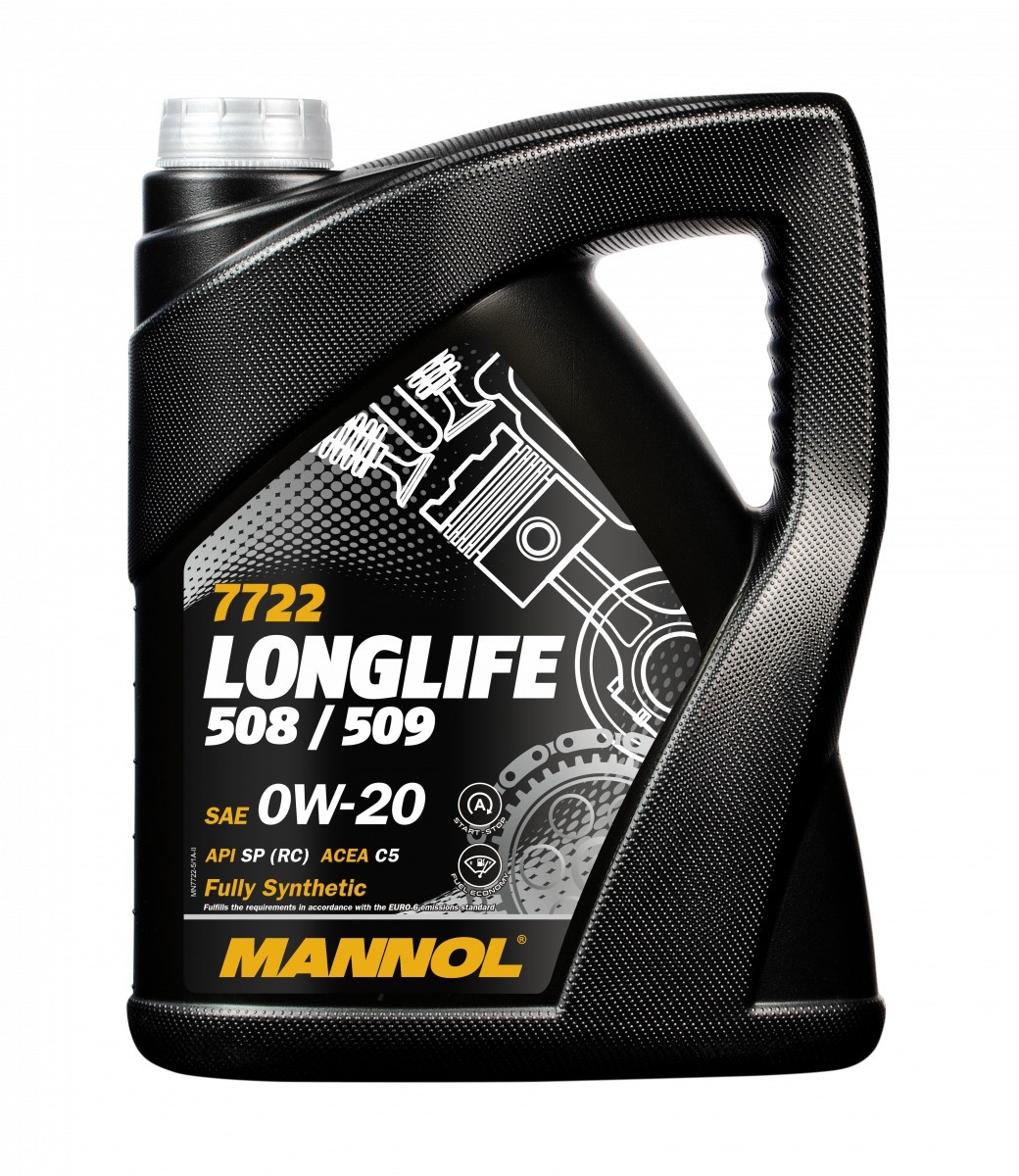 Моторное масло Mannol Longlife 508/509 0W-20 7722 5L