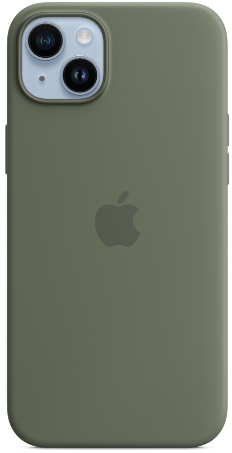 Чехол Apple iPhone 14 Plus Silicone Case with MagSafe Olive