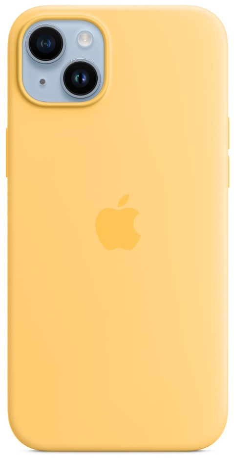 Husa de protecție Apple iPhone 14 Plus Silicone Case with MagSafe Sunglow