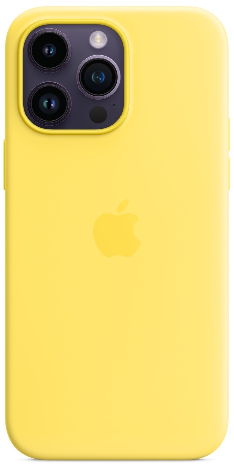 Husa de protecție Apple iPhone 14 Pro Max Silicone Case with MagSafe Canary Yellow