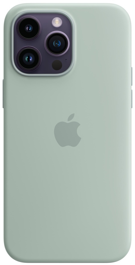 Чехол Apple iPhone 14 Pro Max Silicone Case with MagSafe Succulent