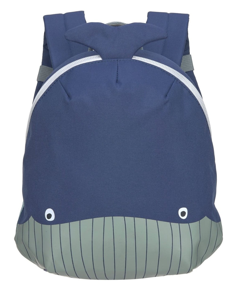 Rucsac pentru copii Lassig Friends Whale Dark Blue LS1203021179