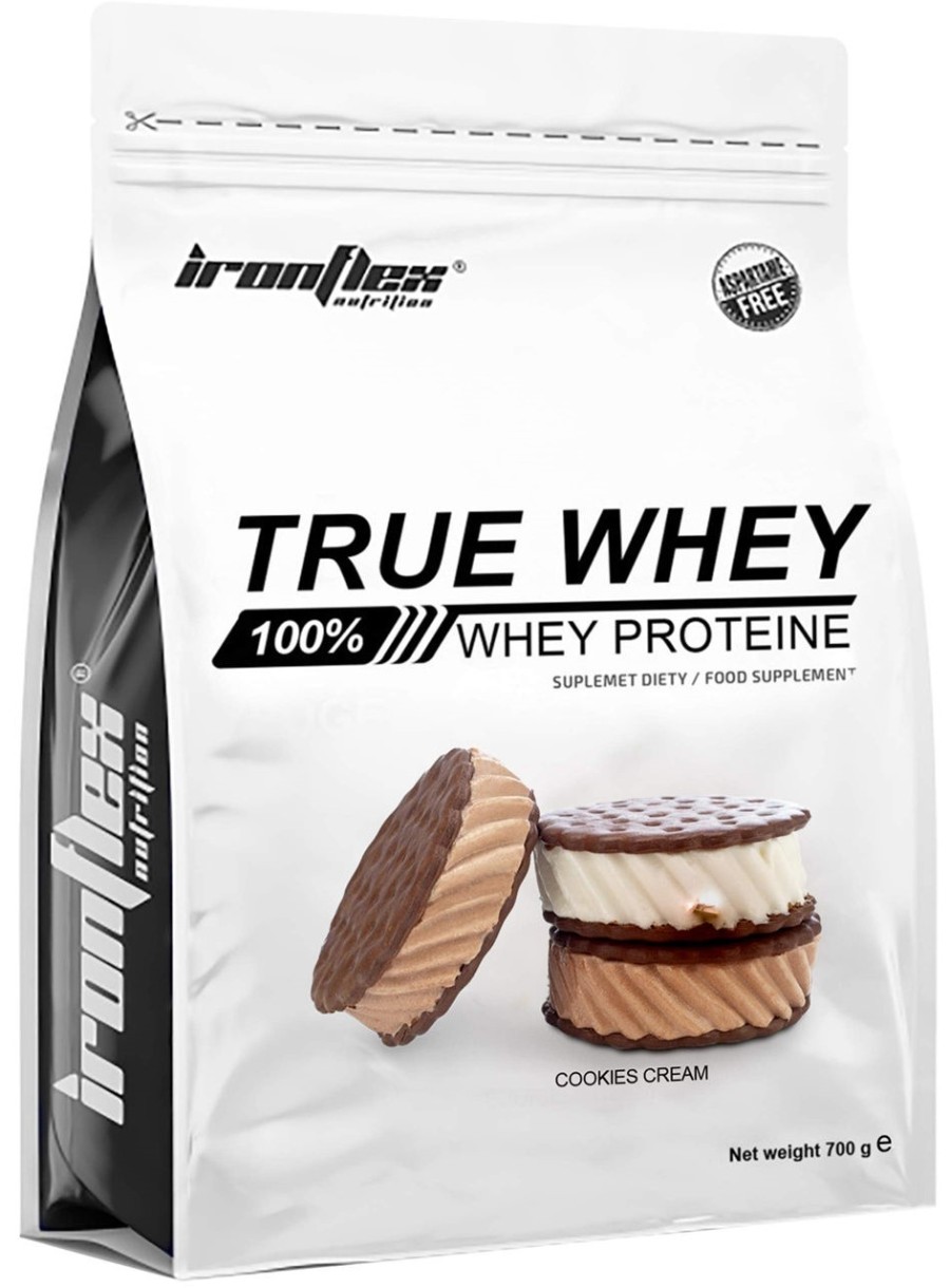 Proteină IronFlex True Whey Cookies Cream 700g