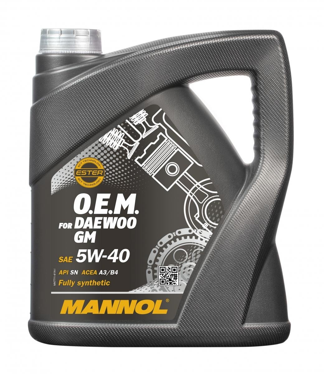Ulei de motor Mannol O.E.M. for Daewoo GM 5W-40 7711 4L