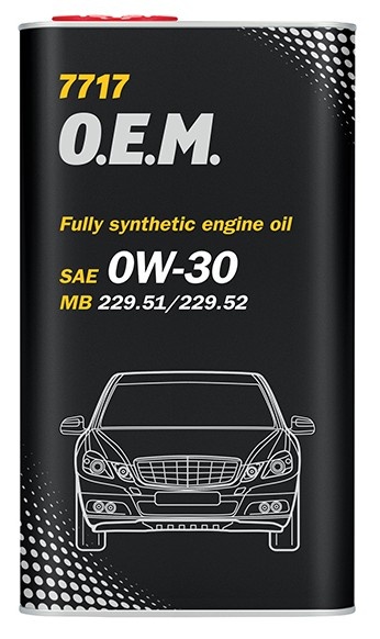Ulei de motor Mannol O.E.M. for Mercedes Benz 0W-30 7717 4L Metal