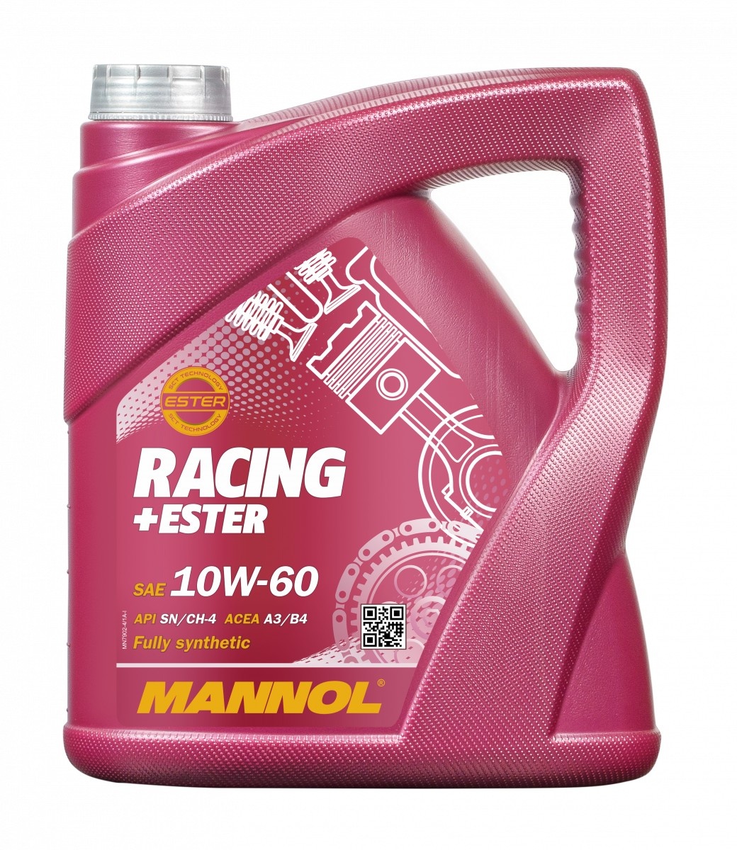 Моторное масло Mannol Racing+Ester 10W-60 7902 4L