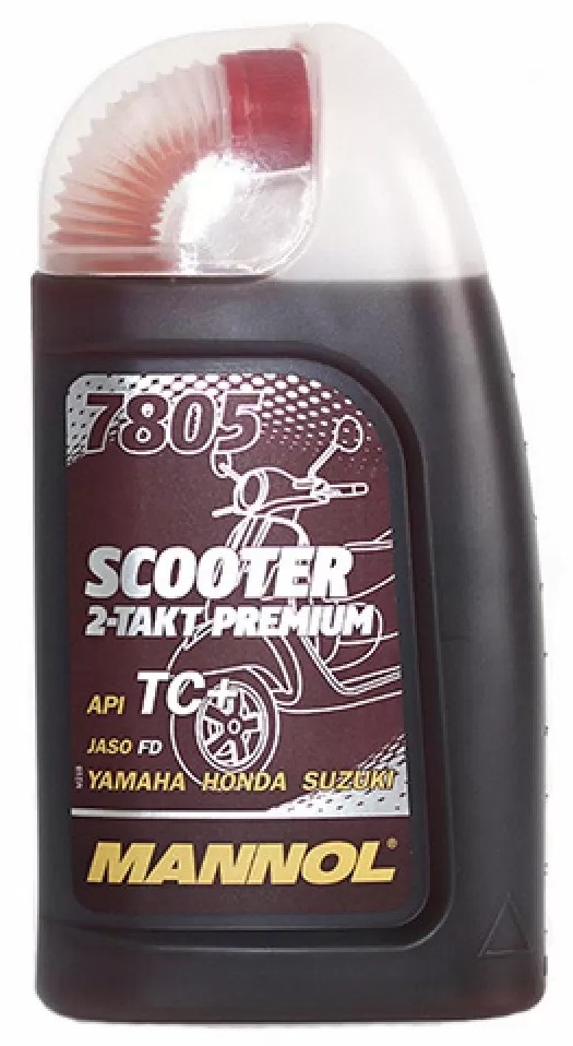 Моторное масло Mannol Scooter 2-Takt Premium TC 7805 1L