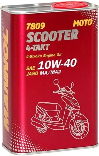 Ulei de motor Mannol Scooter 4-Takt 10w-40 SL 7809 1L Metal