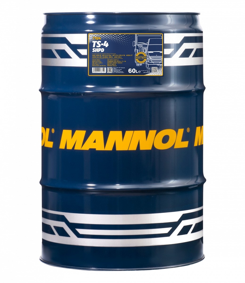 Моторное масло Mannol TS-4 Extra SHPD 15W-40 7104 60L