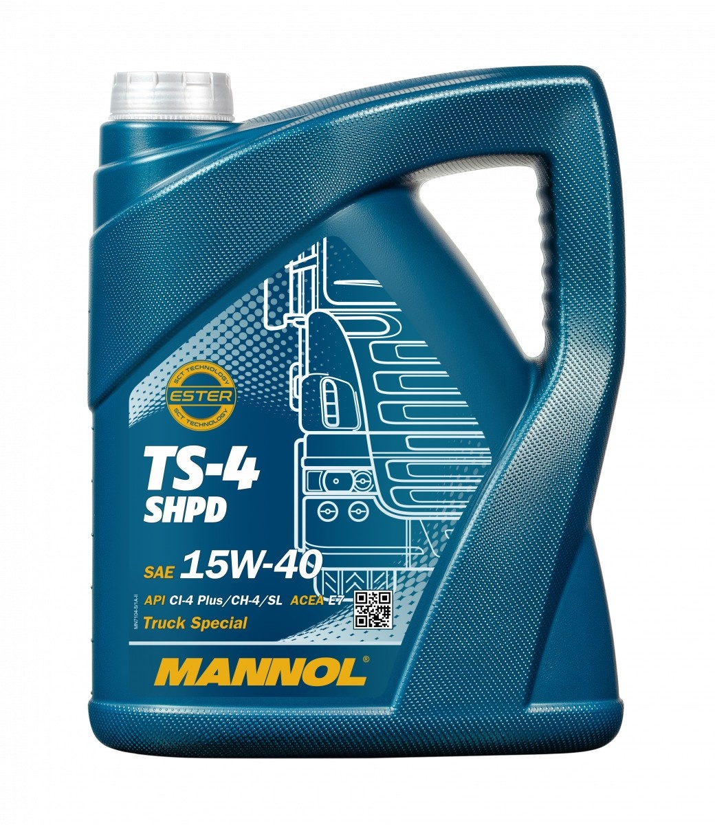 Ulei de motor Mannol TS-4 SHPD Extra 15W-40 7104 5L