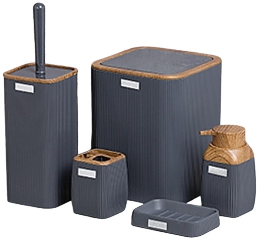 Set pentru baie Okyanus Grey OKY501-3N