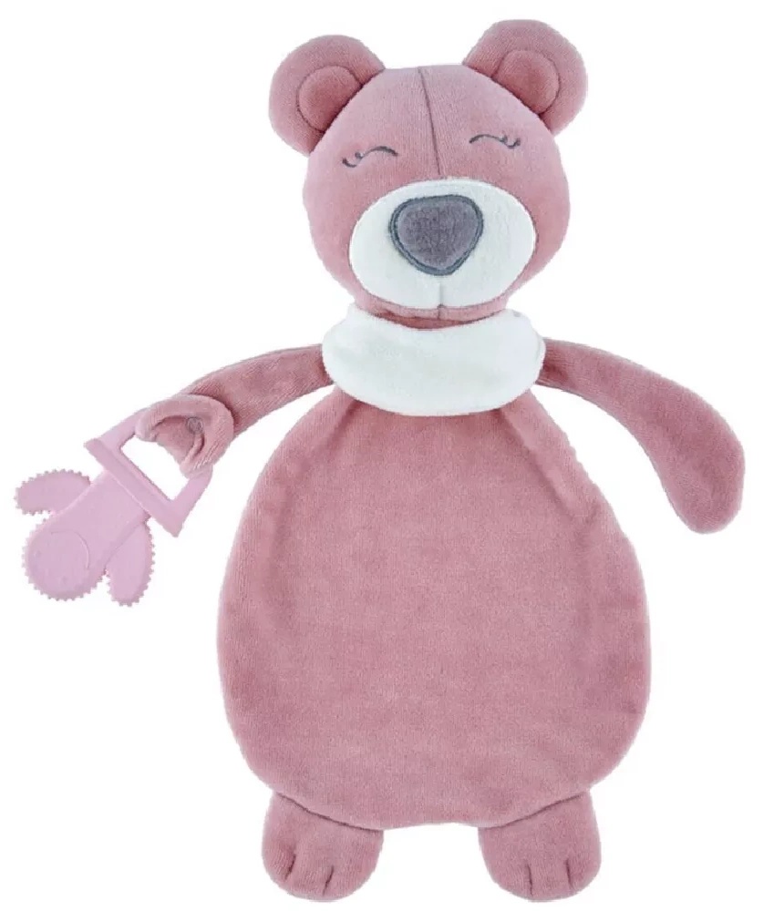 Inel gingival BabyJem Sleeping Friend Pink (680)