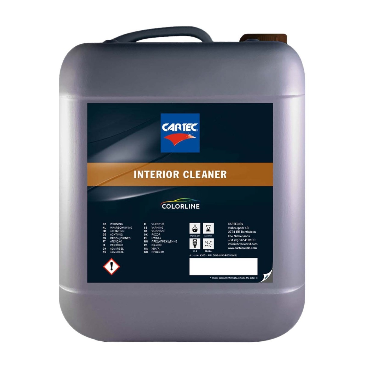 Средство для очистка салона Cartec Interior Cleaner 10L (1205/10)
