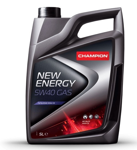 Моторное масло Champion New Energy 5W-40 GAS 5L