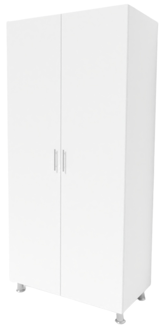 Шкаф Smartex N1 100x52x206cm Белый