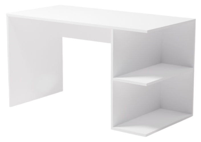 Masa de birou Smartex Comp 130cm Alb