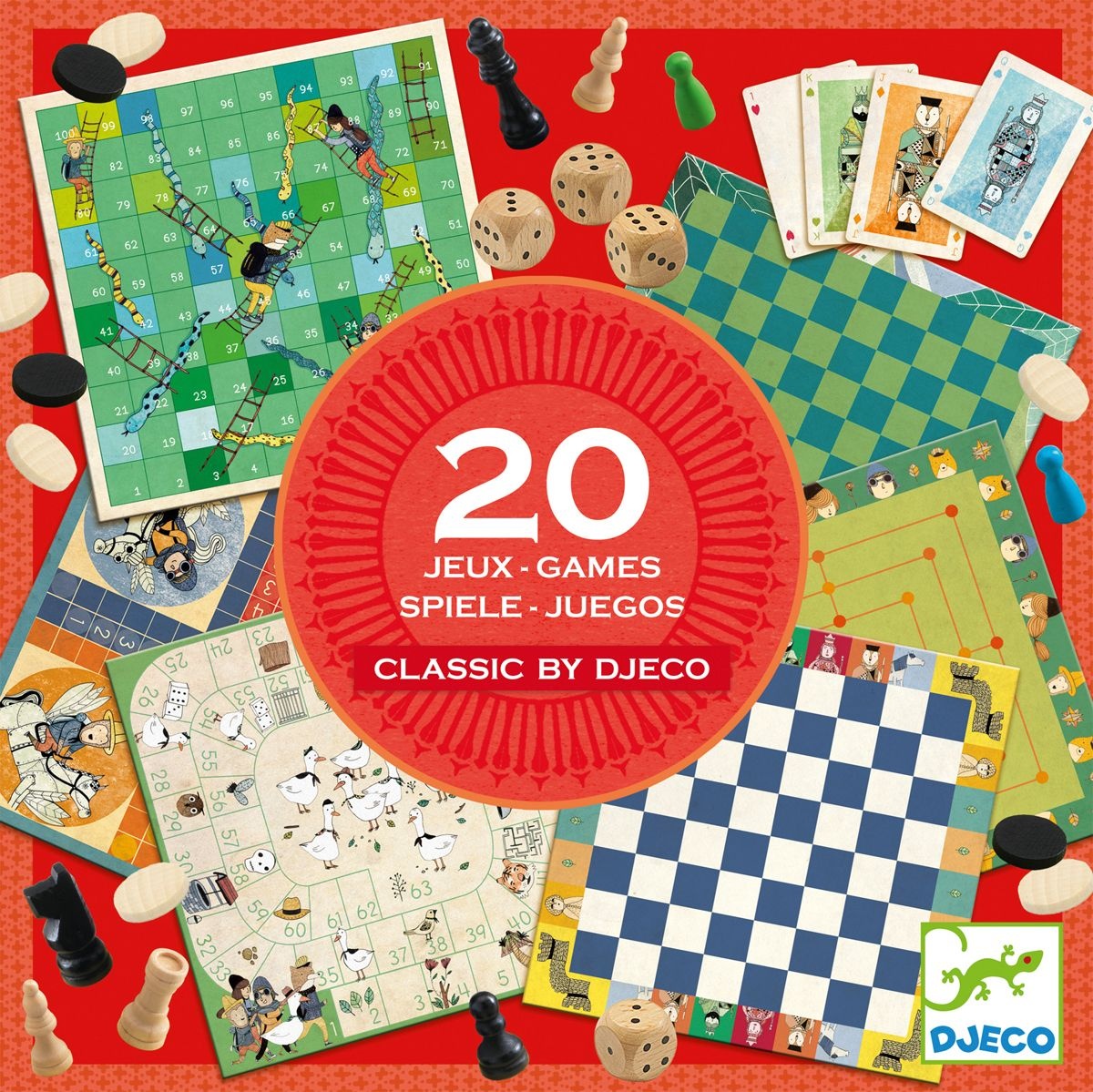 Настольная игра Djeco Classic Box DJ05219