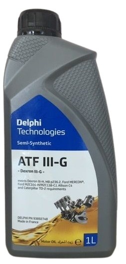 Трансмиссионное масло Delphi Dextron ATF III 1L