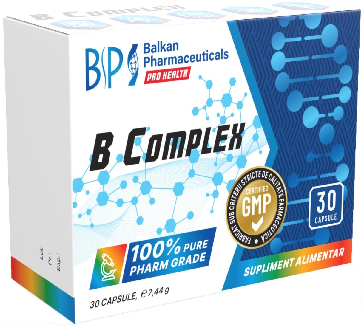 Vitamine Balkan Pharmaceuticals B Complex 30cap