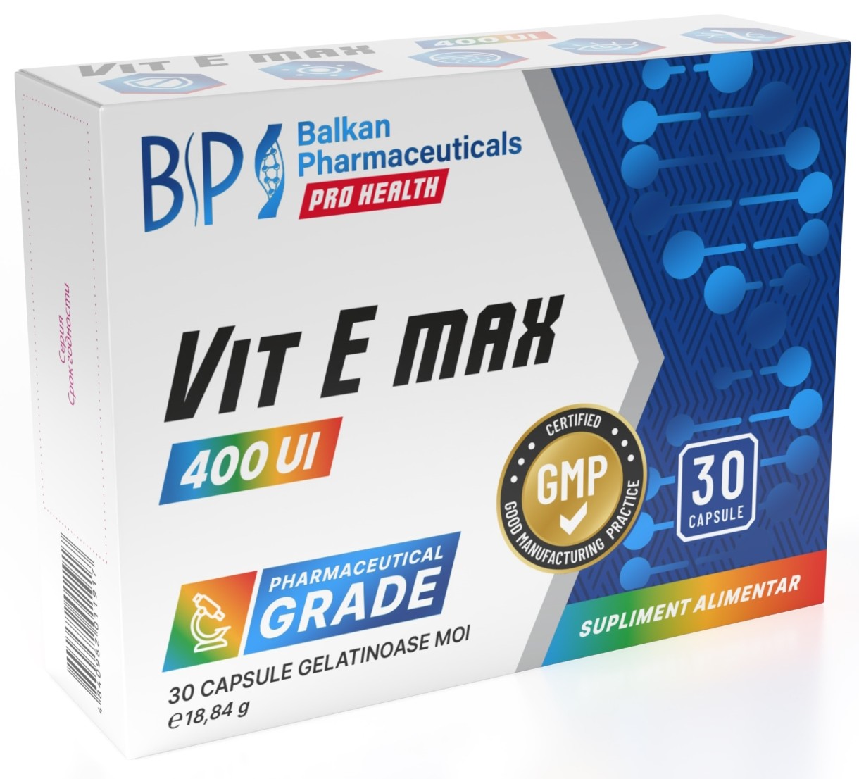 Витамины Balkan Pharmaceuticals Vit E Max 30cap