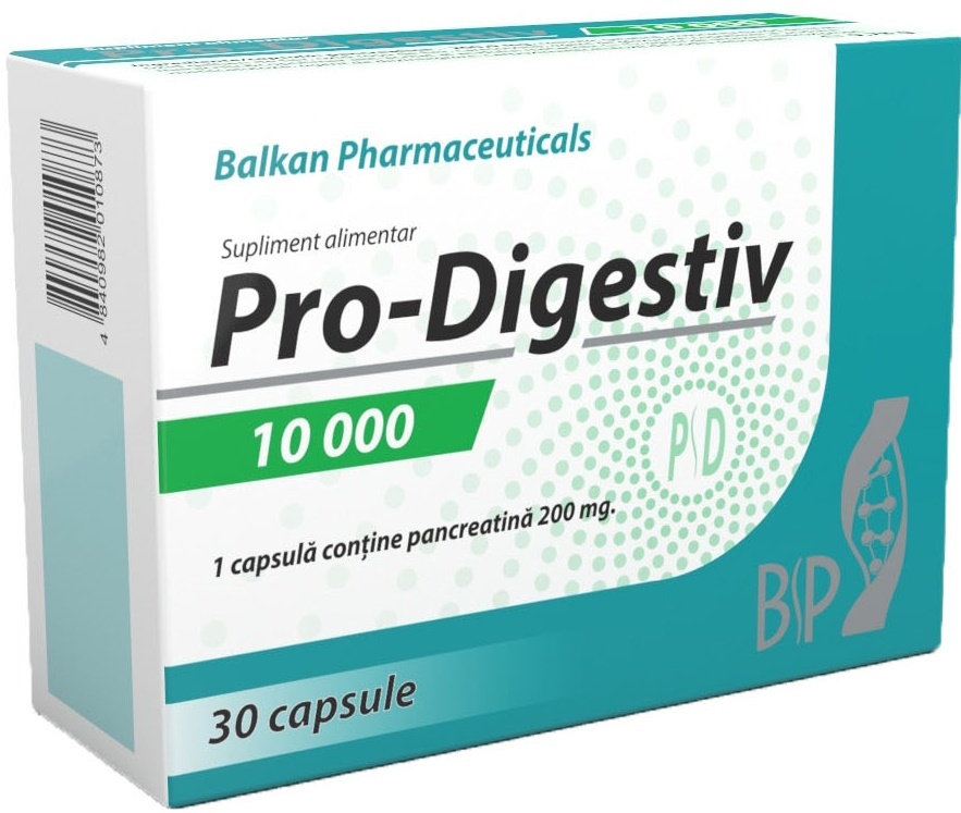 Пищевая добавка Balkan Pharmaceuticals Pro-Digestiv 30cap