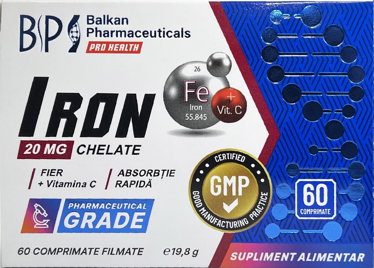 Витамины Balkan Pharmaceuticals Iron Chelate 60tab