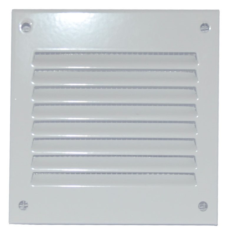 Grilaj de ventilare Blauberg ORG 150x150 Metallic White