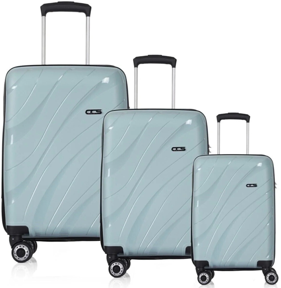 Комплект чемоданов CCS 5223 Set Blue