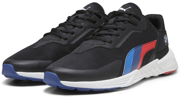 Кроссовки мужские Puma Bmw Mms Tiburion Logo Puma Black/Cool Cobalt/Pop Red 44.5