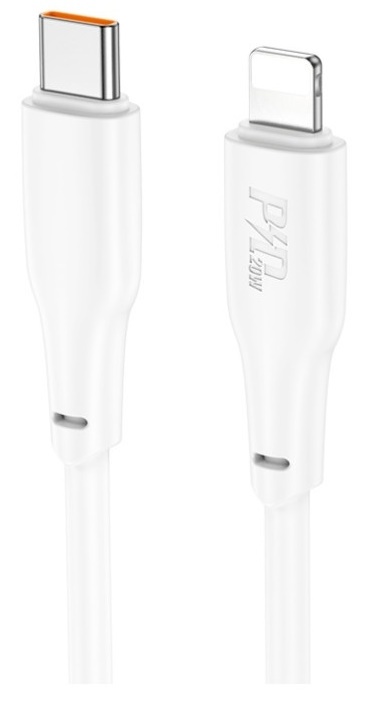 USB Кабель Hoco X93 Force PD20W Lighting 2m White