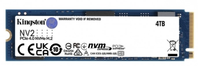 SSD накопитель Kingston NV2 4Tb (SNV2S/4000G) 