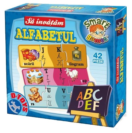Puzzle D-Toys Sa invatam alfabetul (41972)