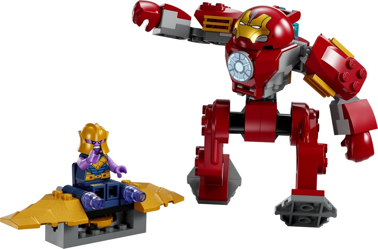 Set de construcție Lego Marvel: Iron Man Hulkbuster vs. Thanos (76263)