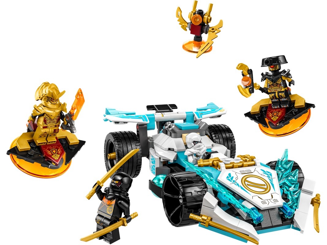 Set de construcție Lego Ninjago: Zane’s Dragon Power Spinjitzu Race Car (71791)