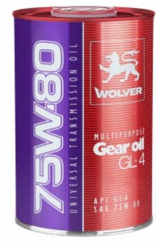 Трансмиссионное масло Wolver Multipurpose Gear Oil GL-4 75W-80 1L