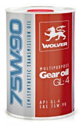 Трансмиссионное масло Wolver Multipurpose Gear Oil GL-4 75W-90 1L