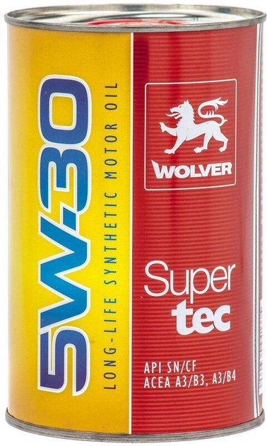 Моторное масло Wolver Super Tec SN/CF 5W-30 1L
