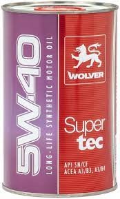 Моторное масло Wolver Super Tec SN/CF 5W-40 1L