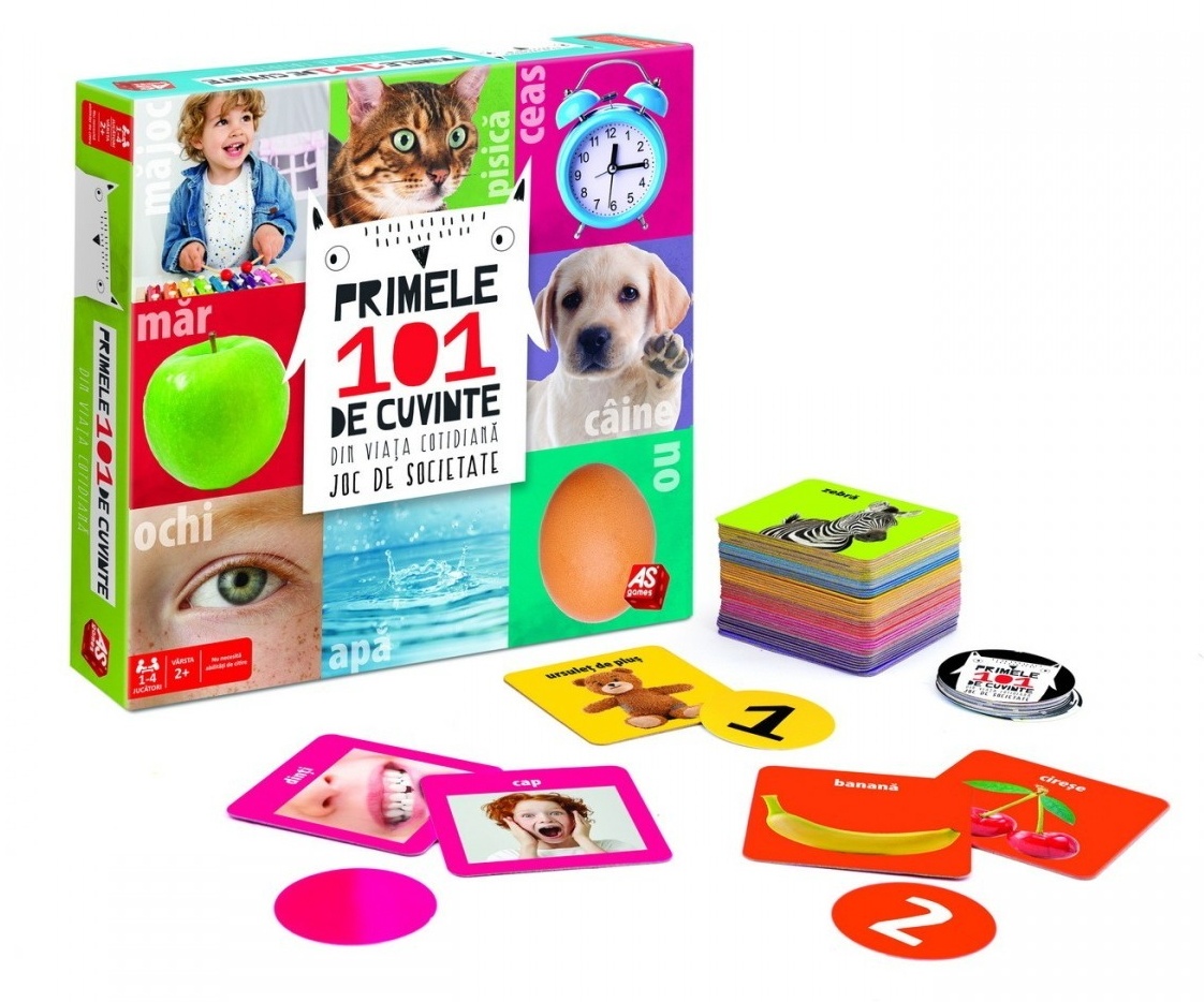 Joc educativ de masa AS Primele 100 de cuvinte (1040-33310)