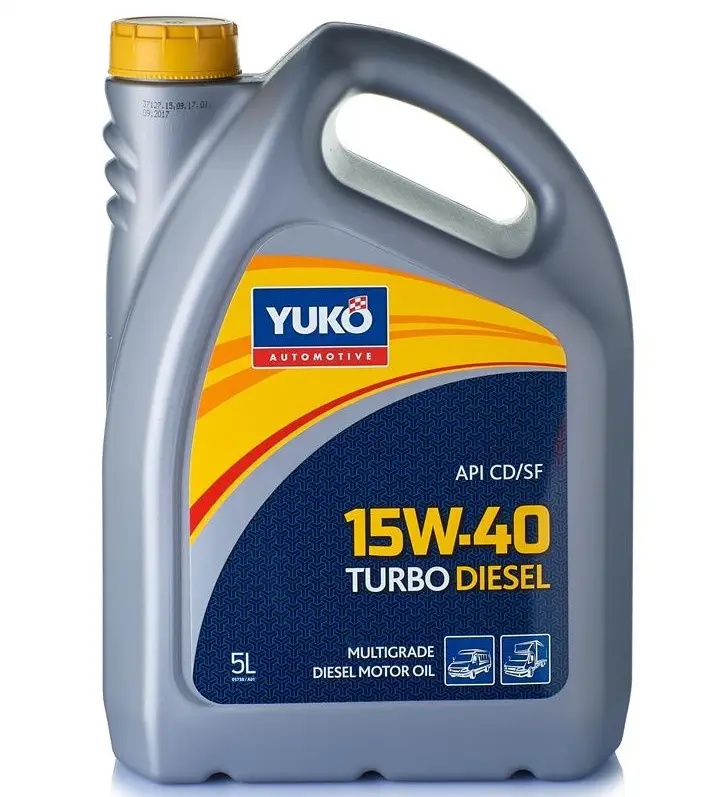 Моторное масло Yuko Turbo Diesel 15W-40 5L