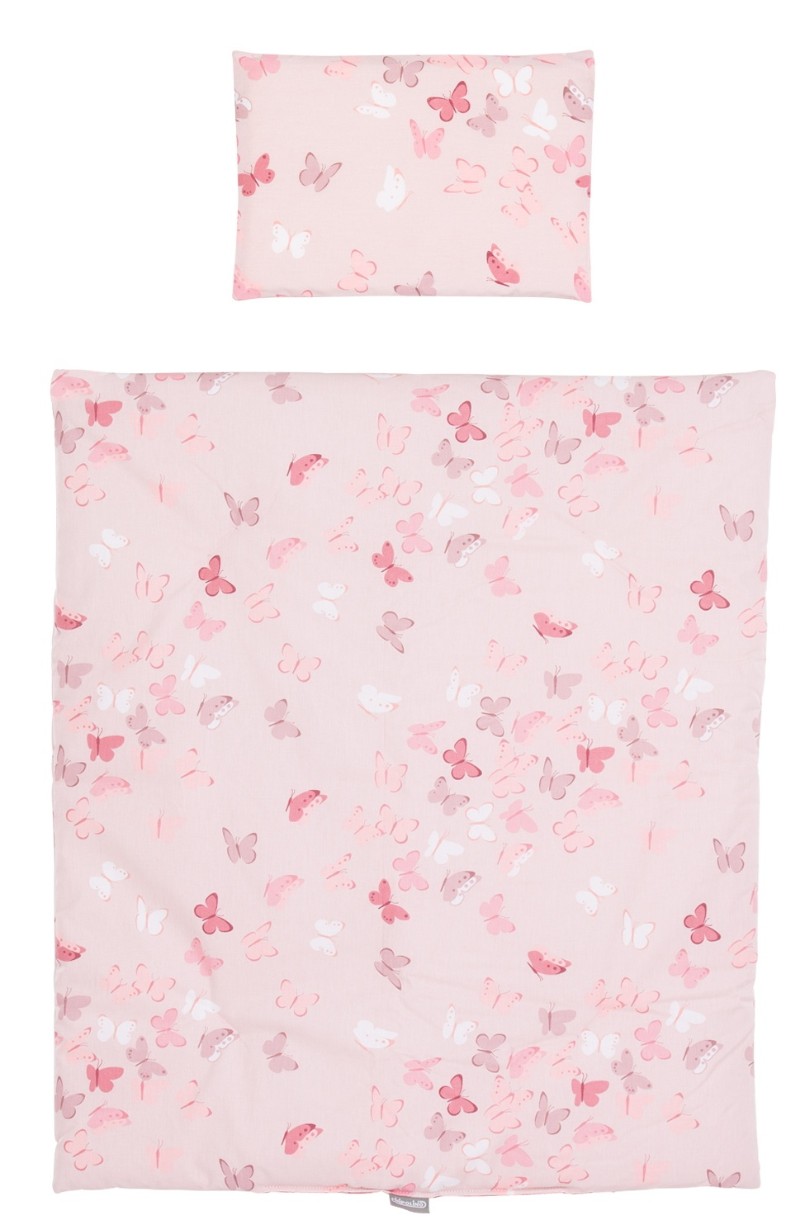 Lenjerie de pat pentru copii Chipolino Pink Butterflies (KOSCLOSETV19PB)