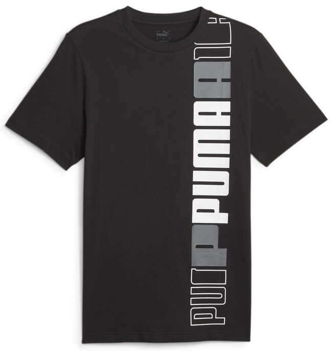 Мужская футболка Puma Ess+ Logo Lab Tee Puma Black XXL (67591601)