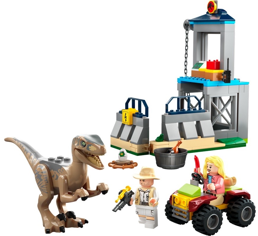 Set de construcție Lego Jurassic Park: Velociraptor Escape (76957)
