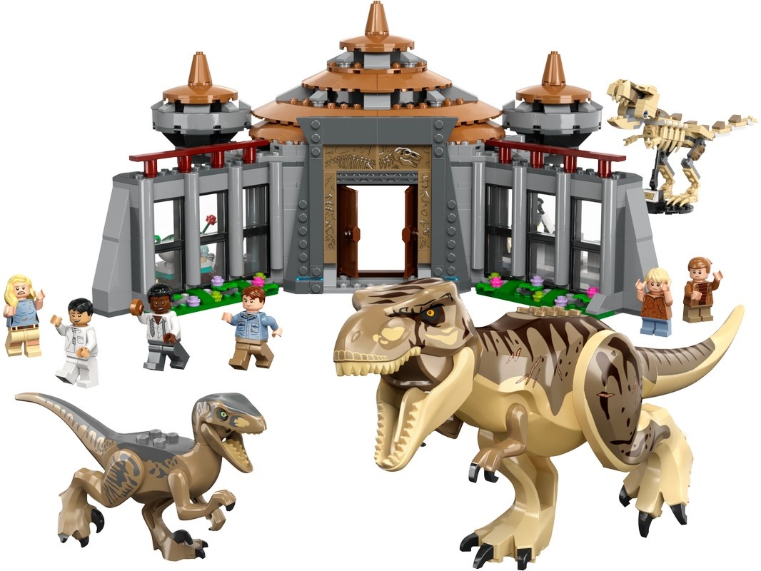 Конструктор Lego Jurassic Park: Visitor Center T. rex & Raptor Attack (76961)