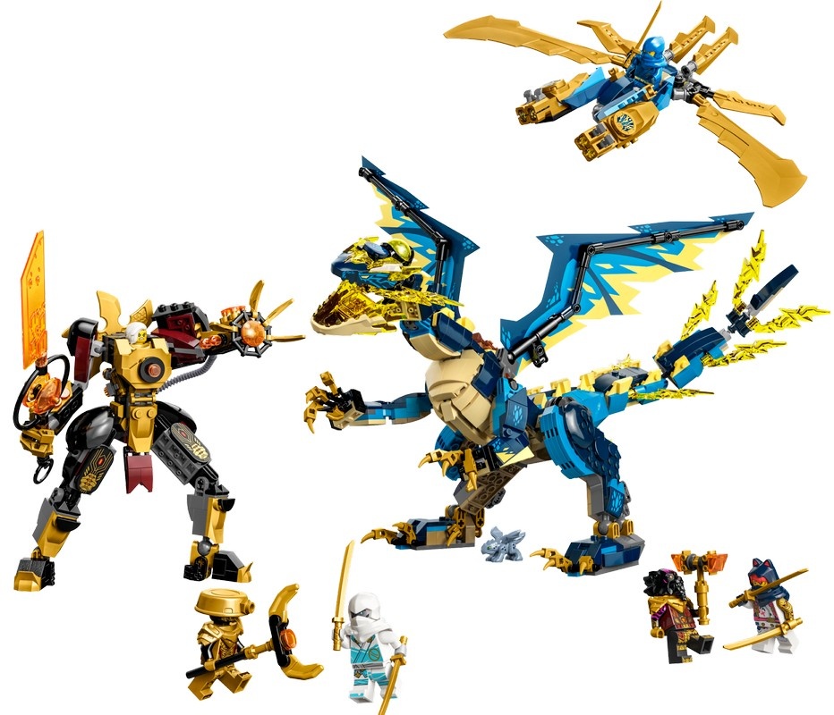Set de construcție Lego Ninjago: Elemental Dragon vs. The Empress Mech (71796)